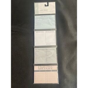 Design Group 4 CT List Pads 3.5x2.5 Meeting Notes Goal Tracker Plan B IG130376